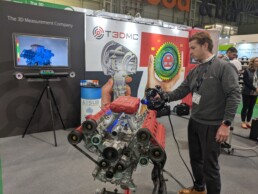 Adam Stanley showcasing 3D Scanners | Advanced Engineering UK 2021 | T3DMC