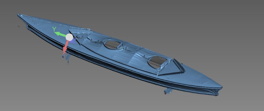 Mk2 Cockle Canoe 3D Scan Data