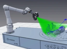 Automated 3D scanning solution digital twin